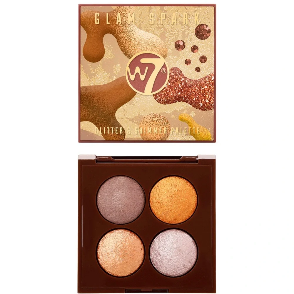 Glam Spark Glitter & Shimmer Eyeshadow Palette Shimmer NWT